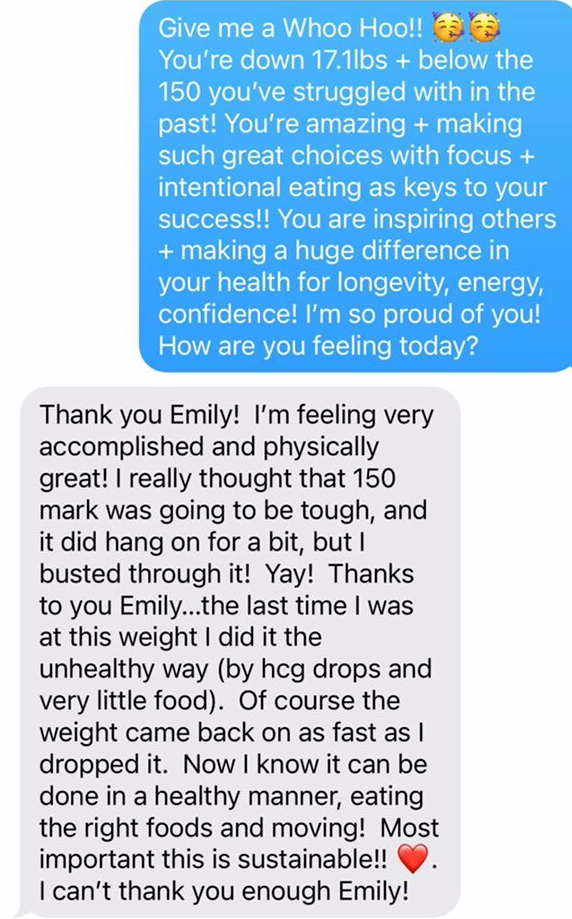 thrivyest review for emily moss weight loss accountability coach