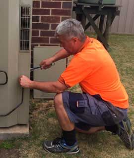 A Close Up of A Hot Water System in a Bathroom — Corbett Plumbing in Ballarat, VIC