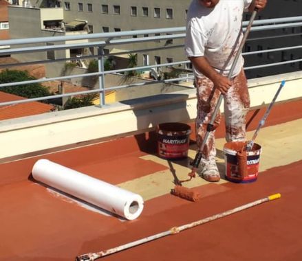 impermeabilización de terraza en vivienda unifamiliar en Riaza Segovia
