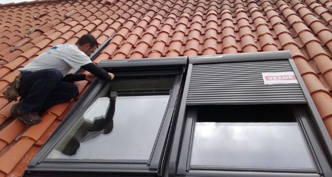 instalacion de ventanas velux en el tejado La Lastrilla, Segovia