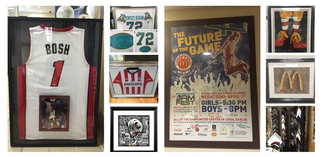 Custom Framing Sports Jerseys & Memorabilia Fort Lauderdale