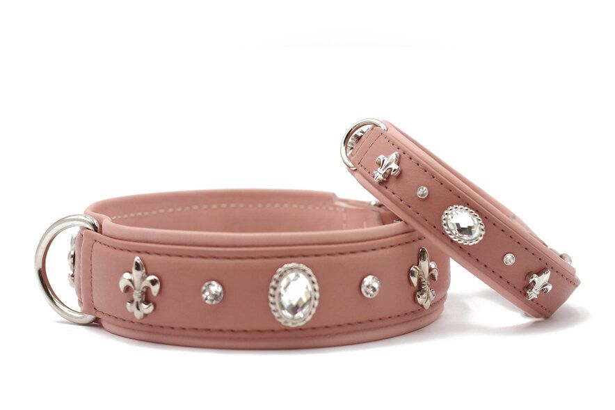 Halsband Roze Franse lelie