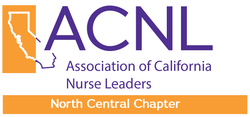 The logo for the association of california nurse leaders north central chapter