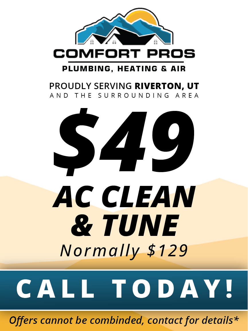 Comfort pros plumbing heating and air proudly serving riverton ut and the surrounding area