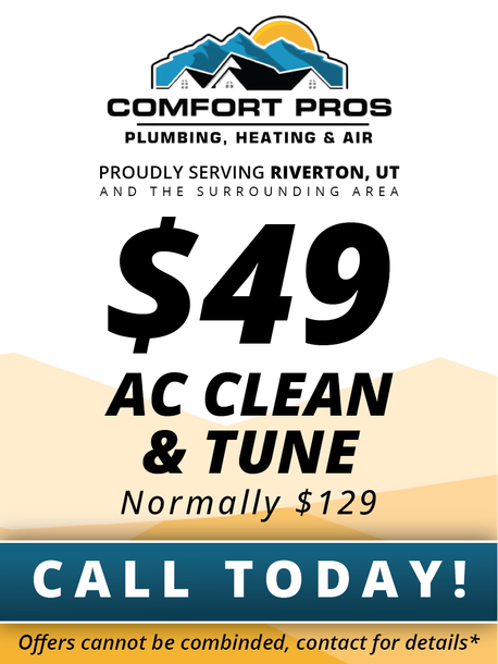 Comfort pros plumbing heating and air proudly serving riverton ut and the surrounding area