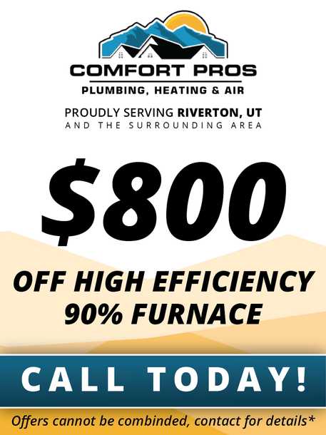 Comfort pros plumbing , heating and air proudly serving riverton , ut and the surrounding area