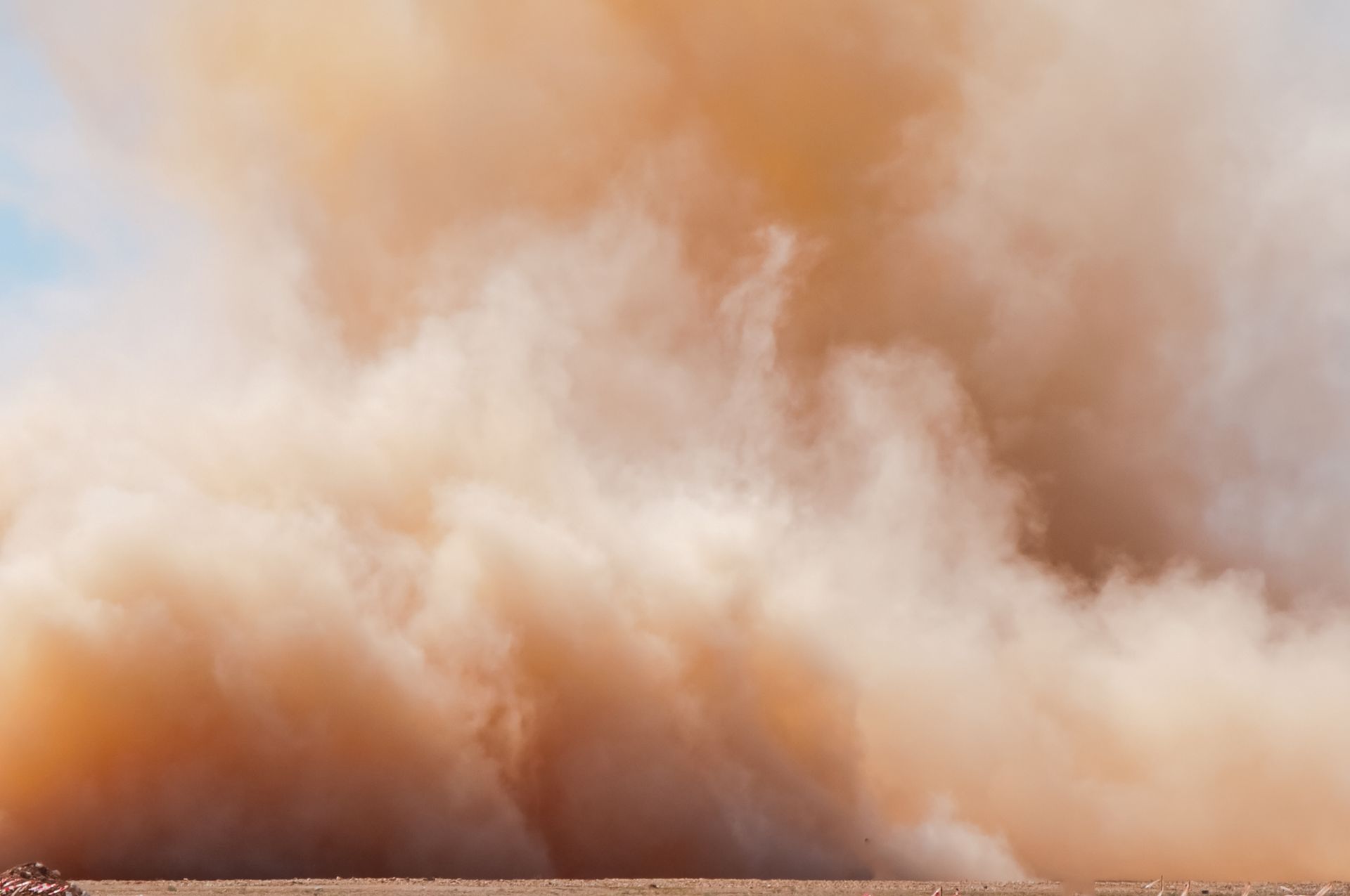 Sand dust storm.