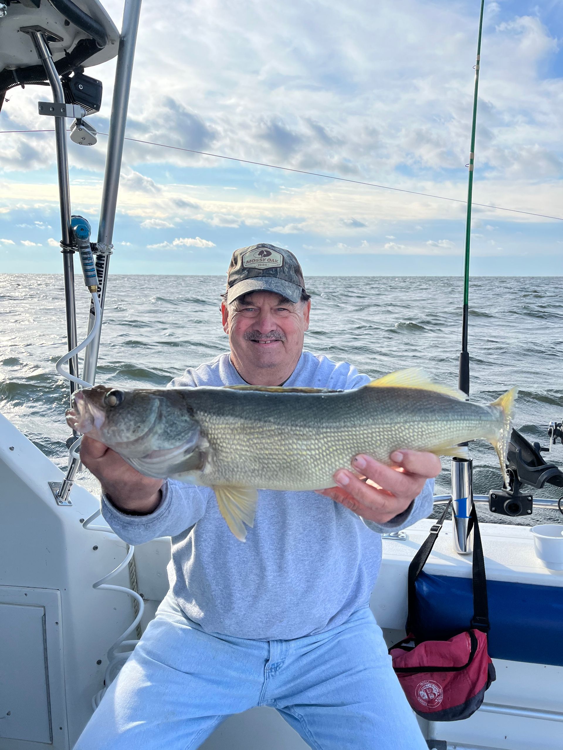 Big Trophy Walleye on Lake Erie