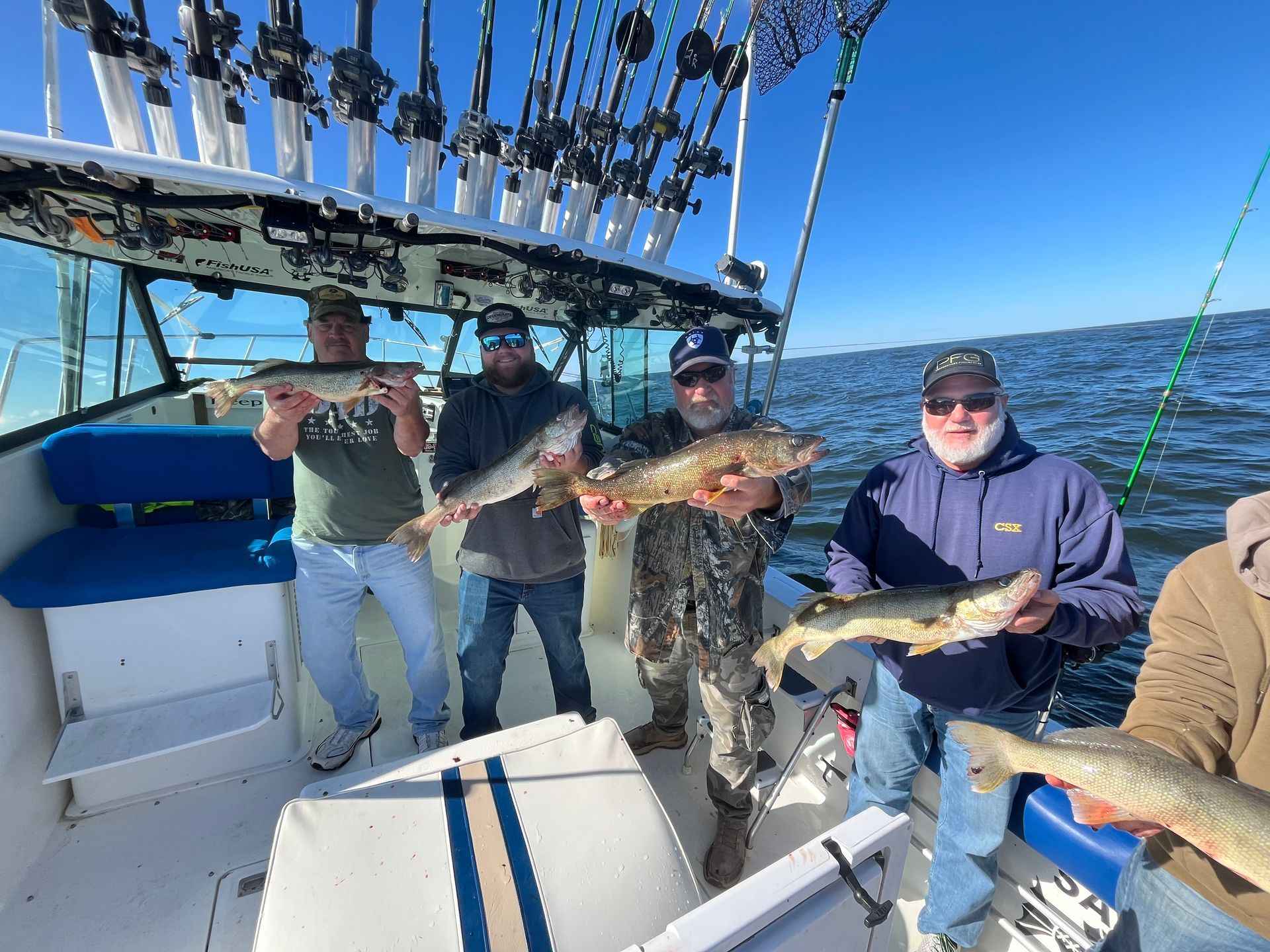 limit of walleyes from Lake Erie
