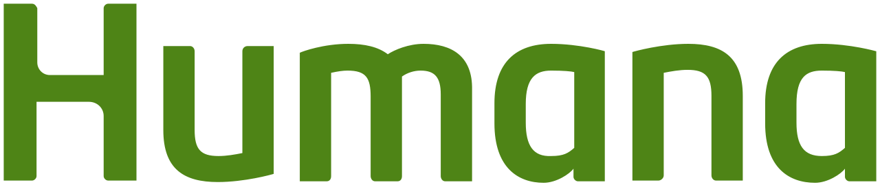 Humana logo in green font.