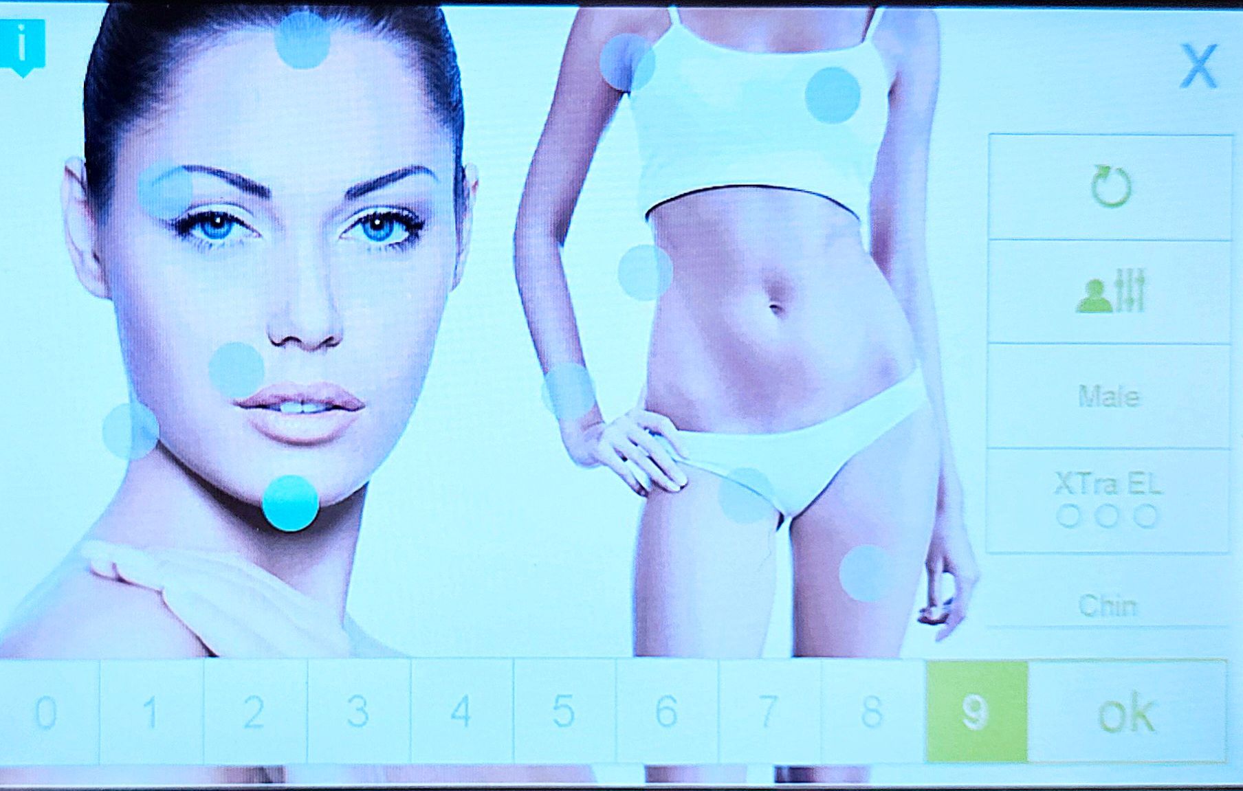 Electrolysis imagery from a machine