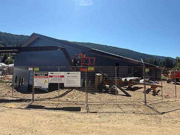 Windsor Plywood building being built by Double Black Construction.
