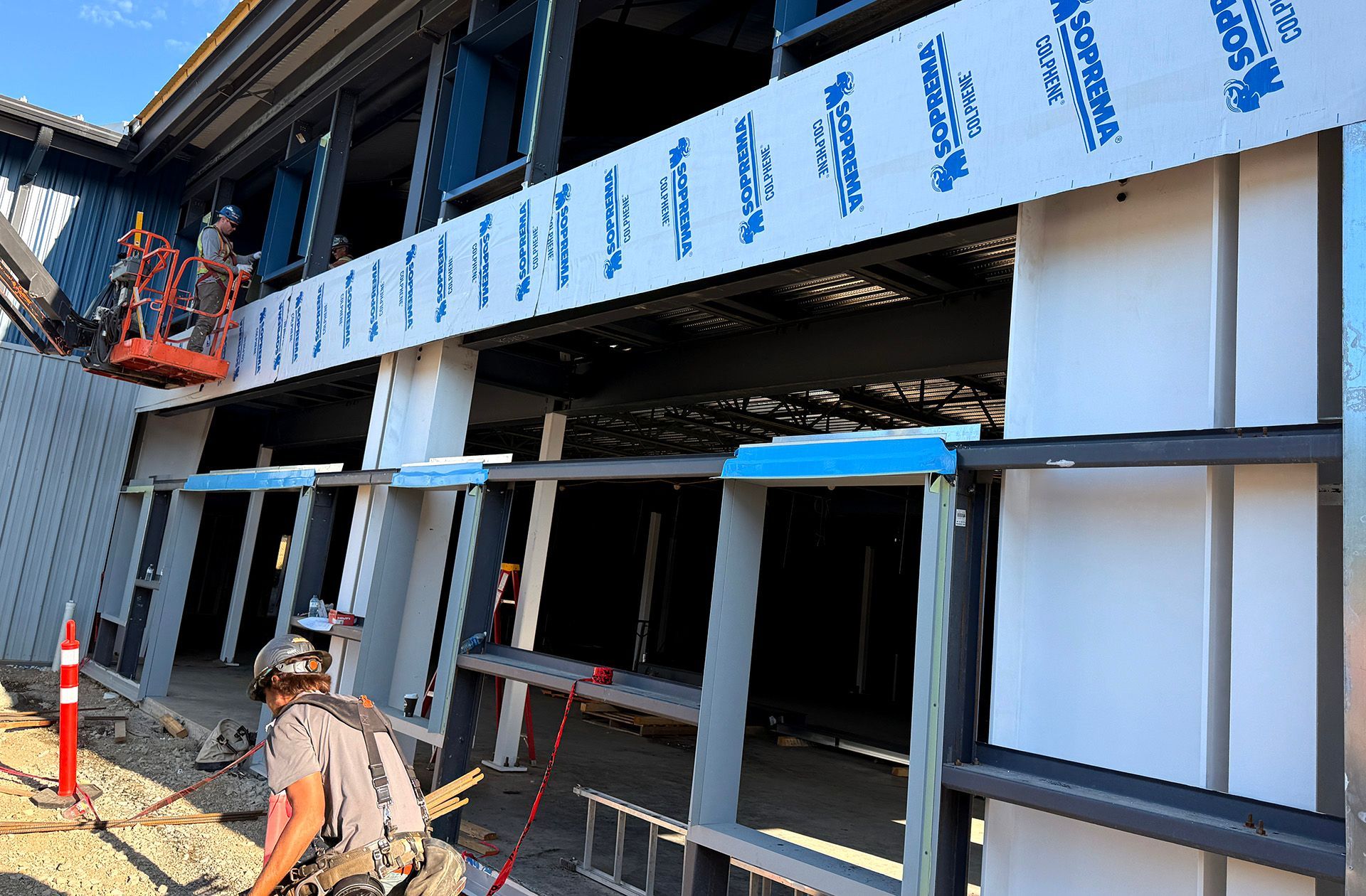 Double Black Construction's metal building project on Salt Spring Island in B.C.