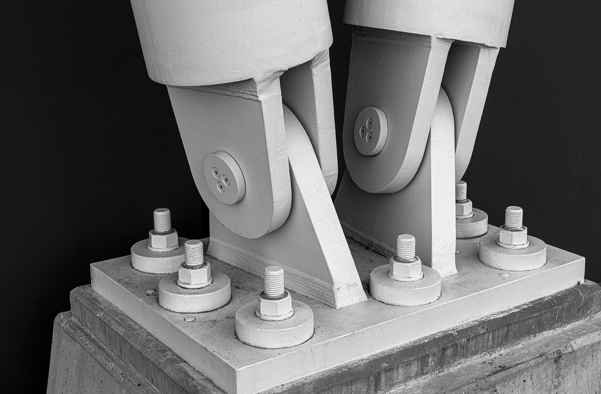 Steel and concrete construction requires precise engineering.