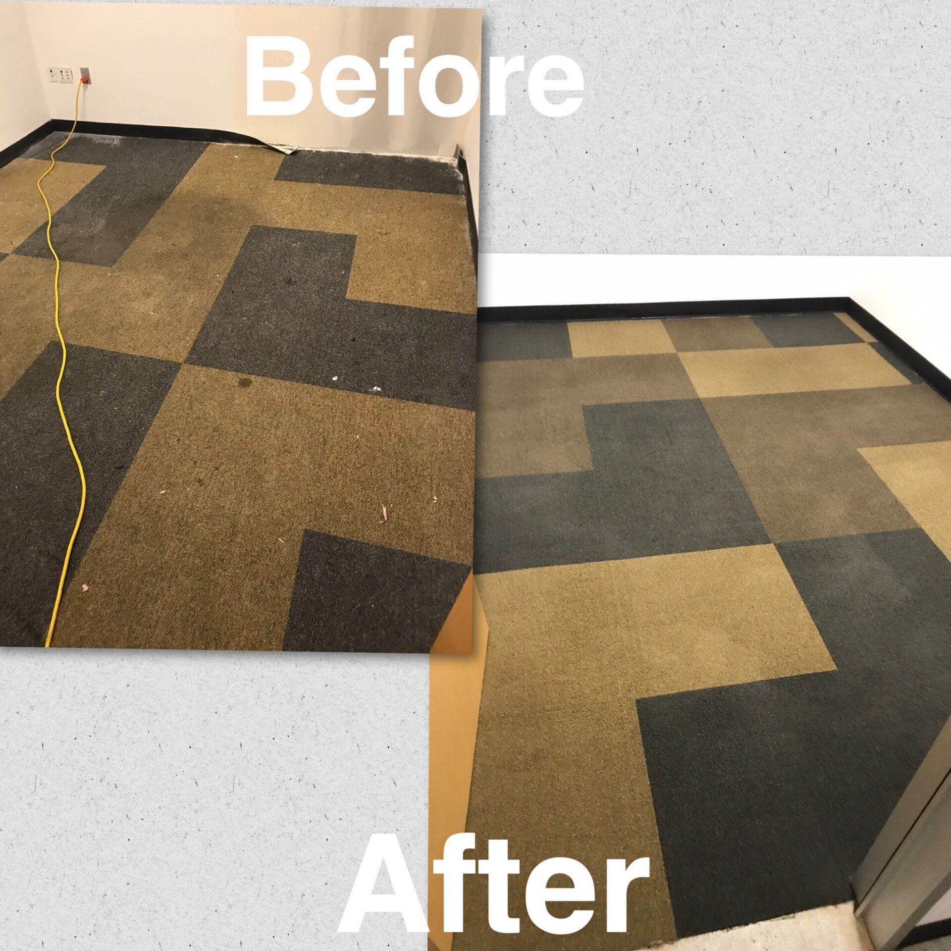 Carpet Texture Before And After — North Hollywood, CA — So White Carpet Cleaning LLC