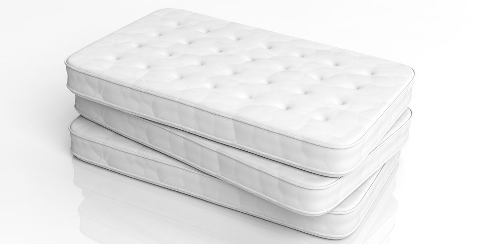 Mattresses On White Background — North Hollywood, CA — So White Carpet Cleaning LLC