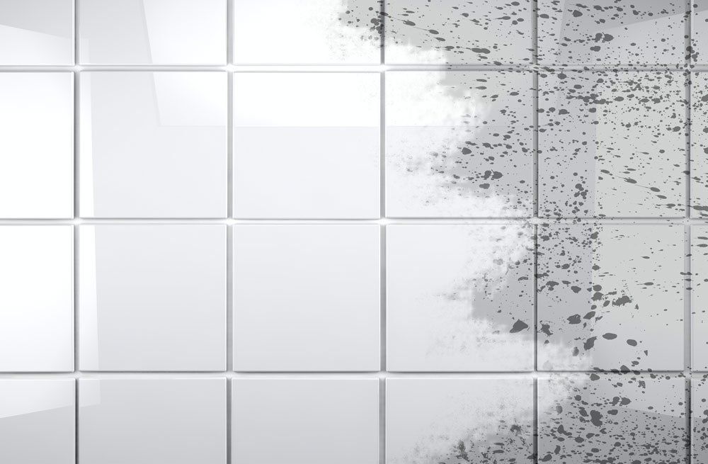 Clean Tile Wall Bathroom Concept — North Hollywood, CA — So White Carpet Cleaning LLC