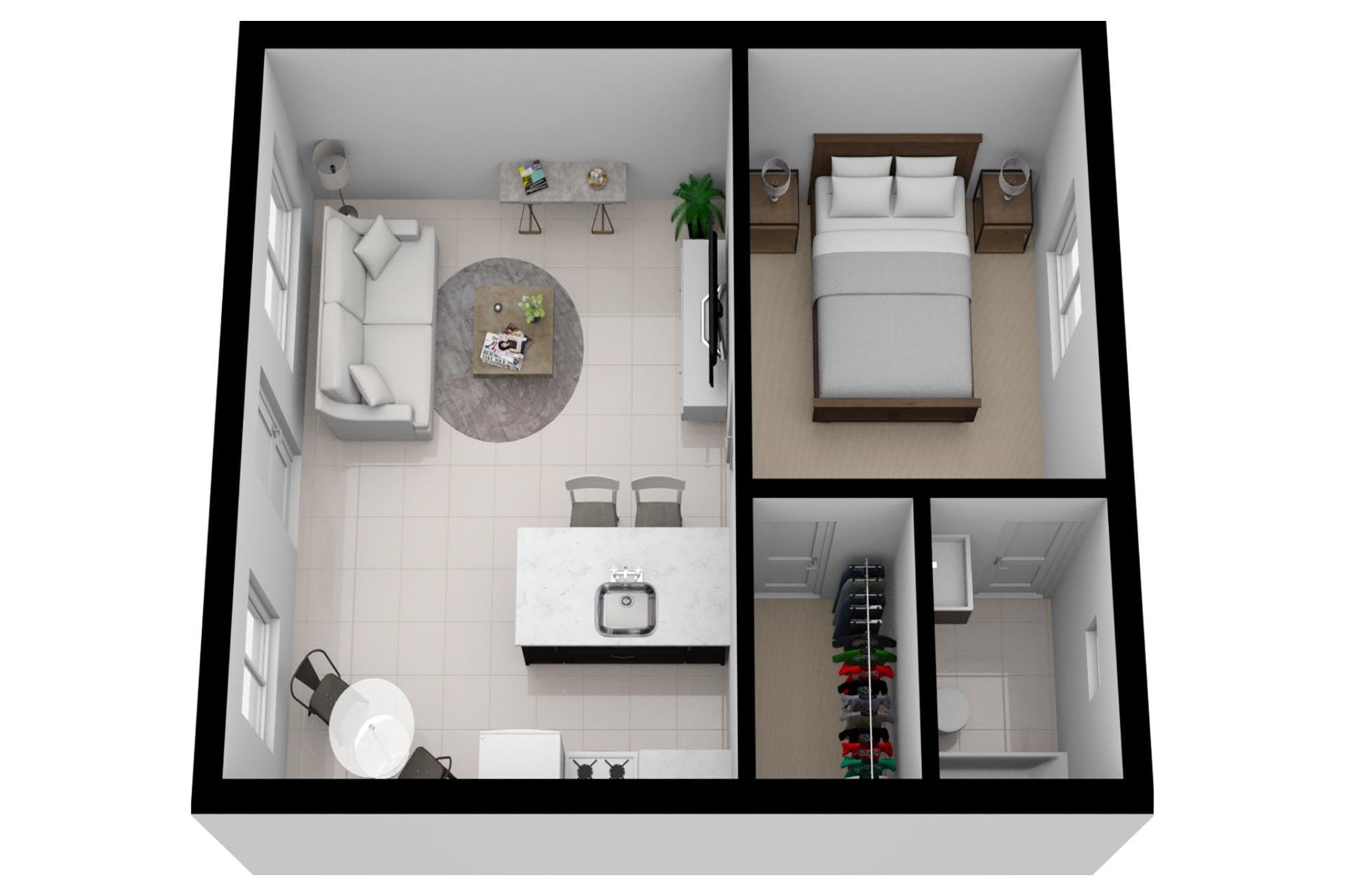 Floorplan for an apartment