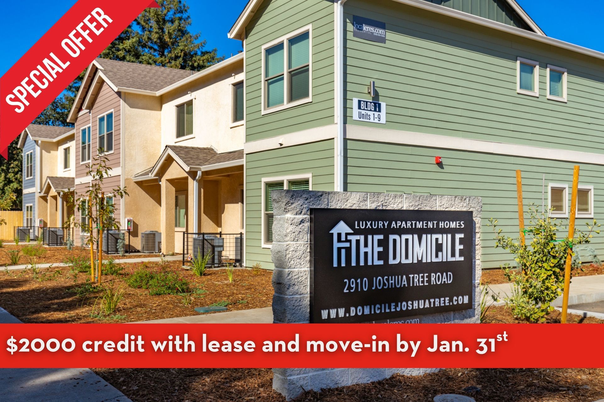 The Domicile @ Joshua Tree | Hignell Rentals Move In Specials