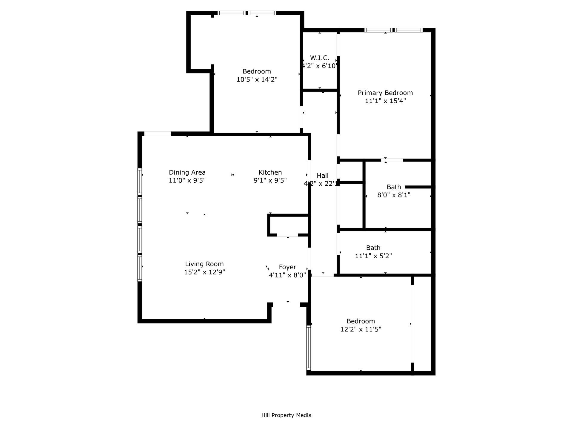Floorplan for Sterling Oaks Apartments