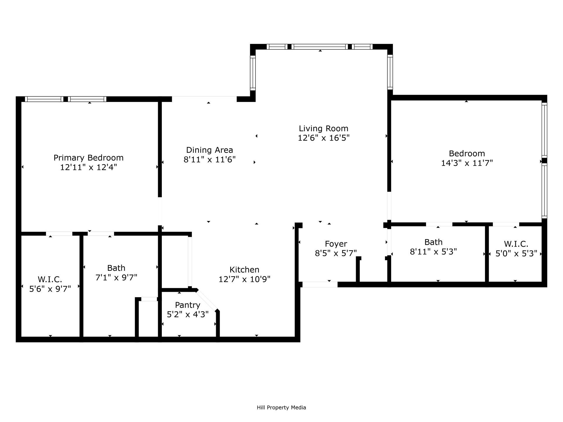 Floorplan for Sterling Oaks Apartments
