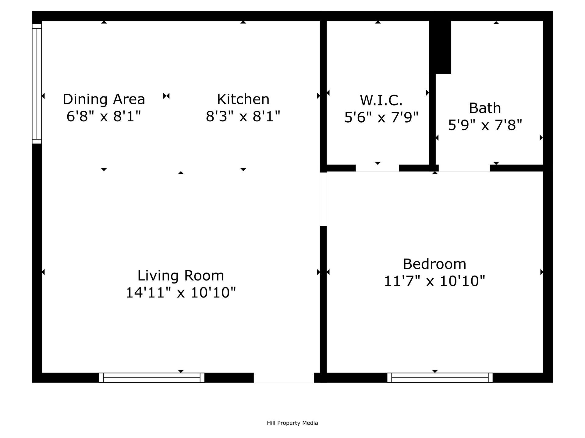 floorplan at rosewood apartments