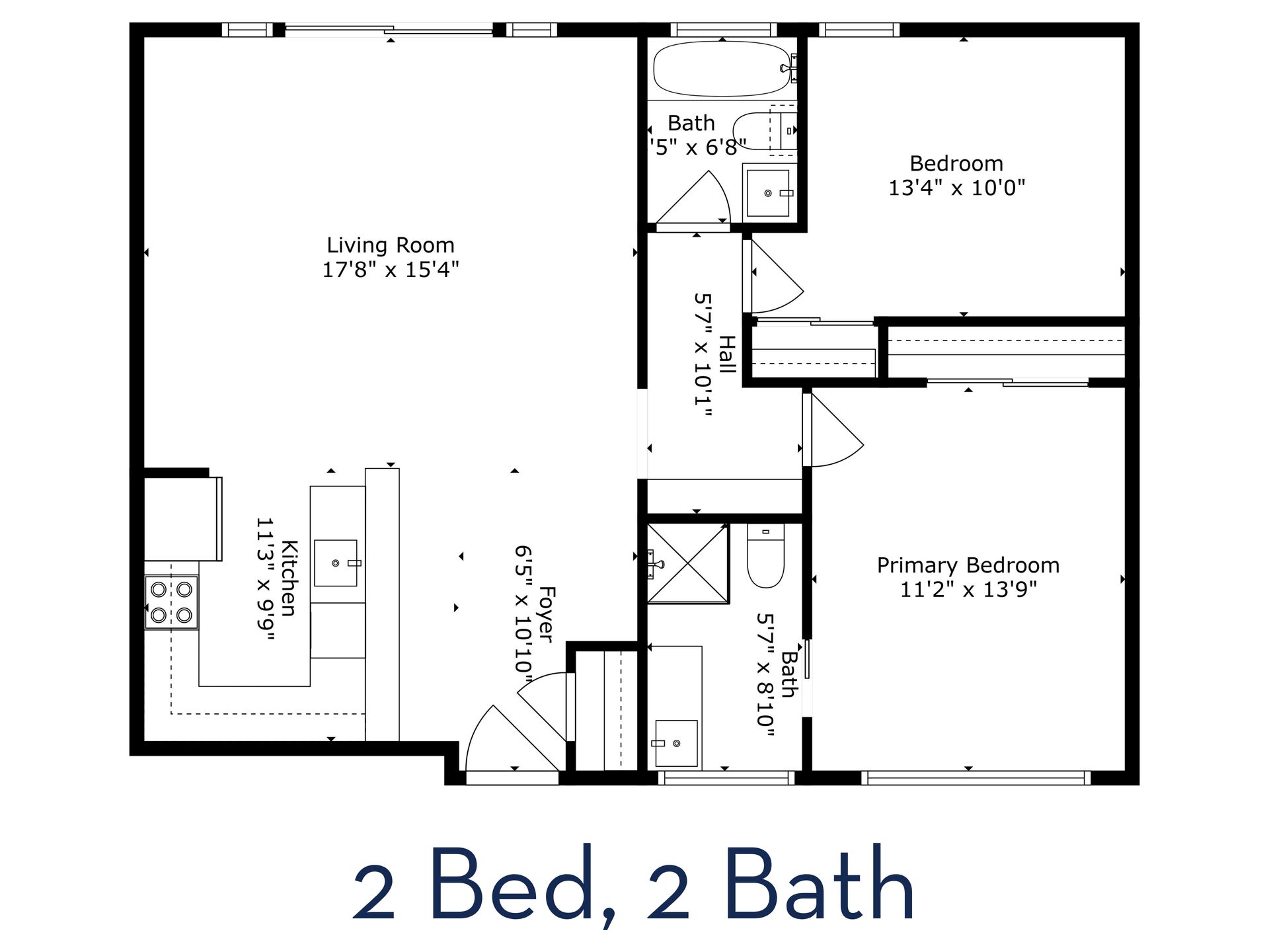 floorplan for an apartment at VDM villa del mar