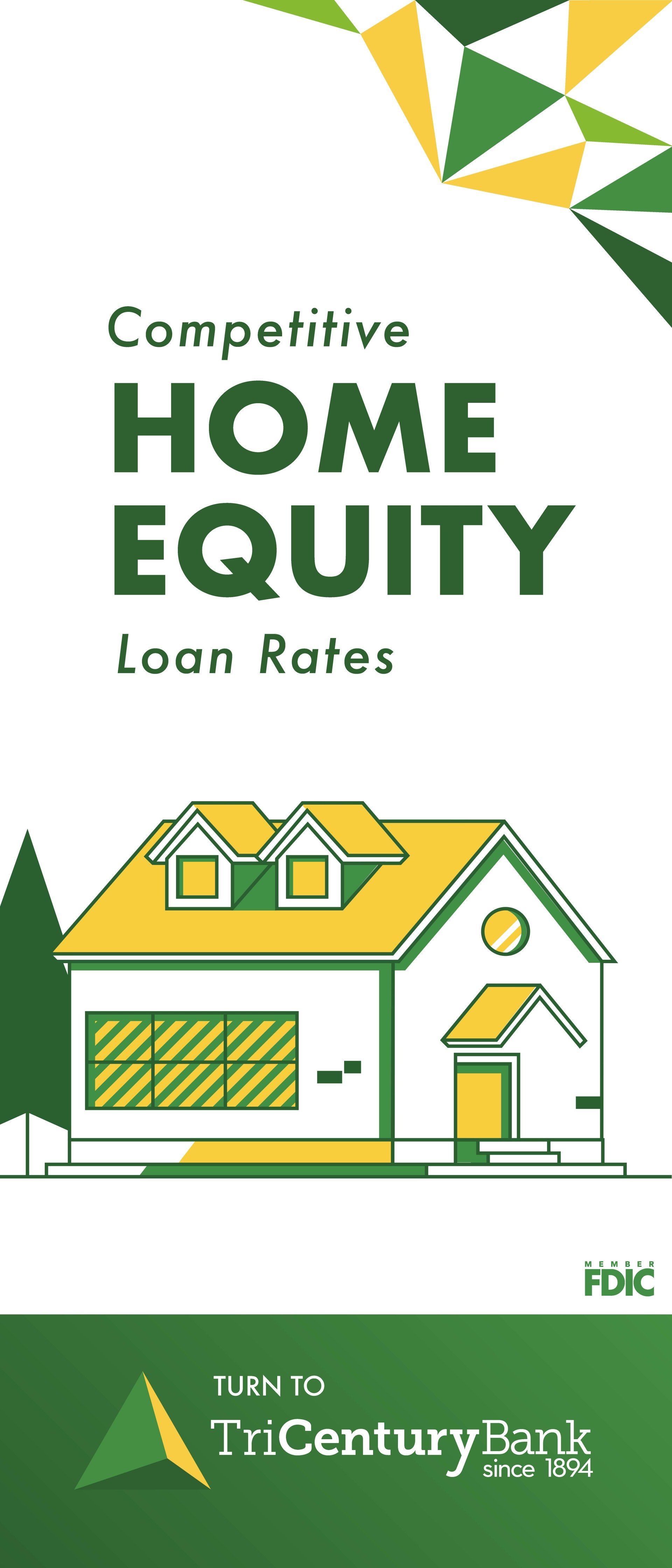 Professional advertisement for a bank.