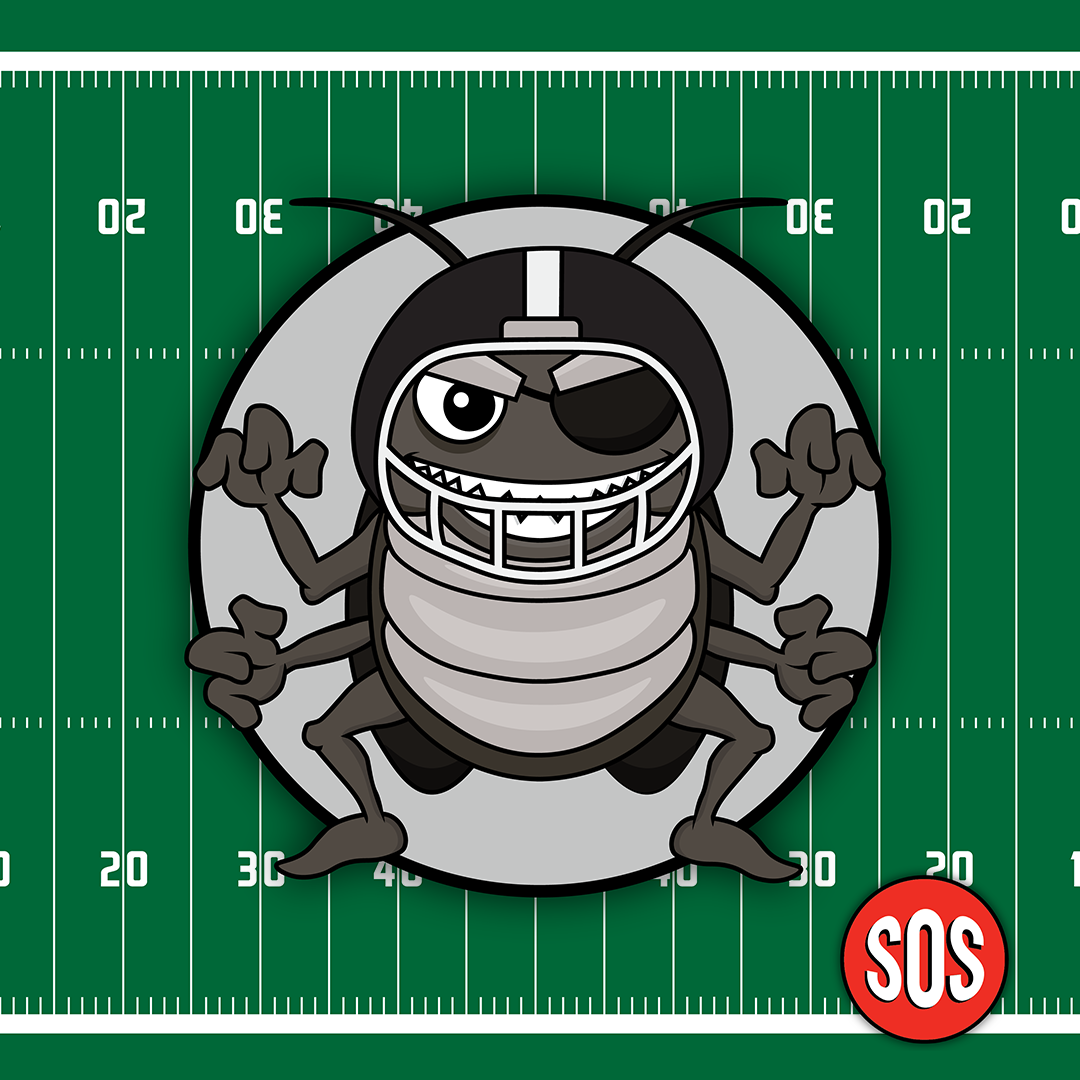 professional advertisement made by KMG for SOS Pest Control.