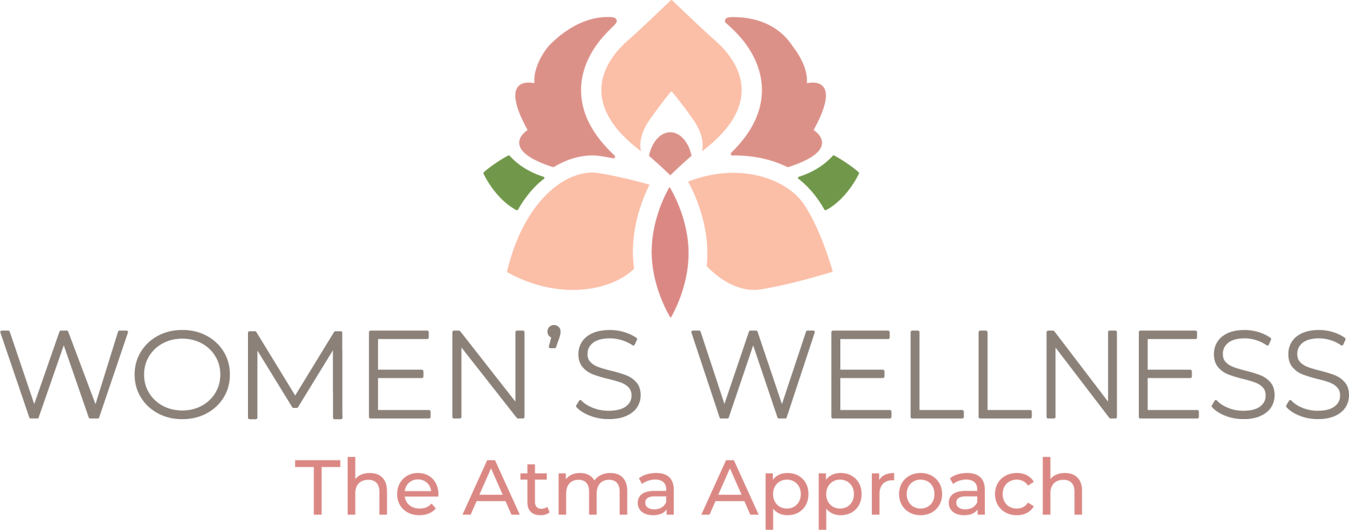 a logo for women 's wellness the atma approach