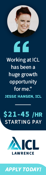 an advertisement for icl lawrence with a quote from jesse hansen