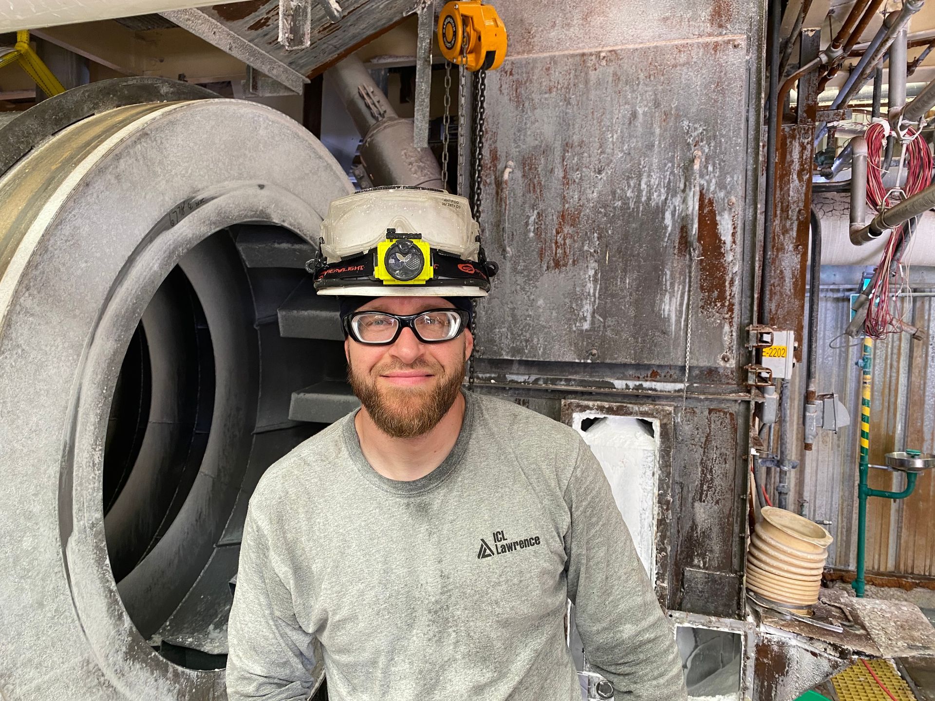 Professional photograph of a factory worker taken by KMG.