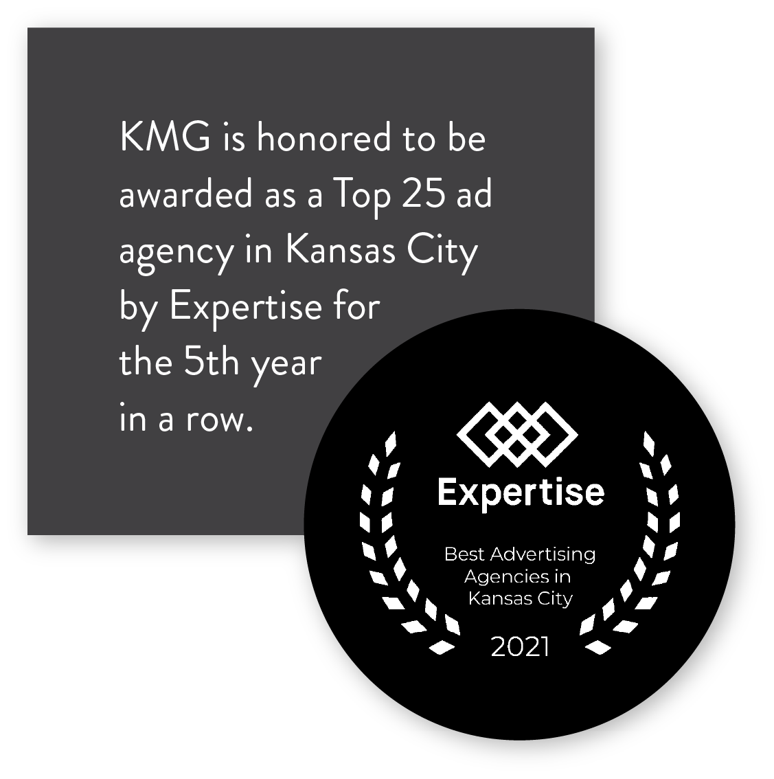 Kern Marketing Group is recognized as a TOP 25 ad agency in Kansas City for the 5th year in a row.