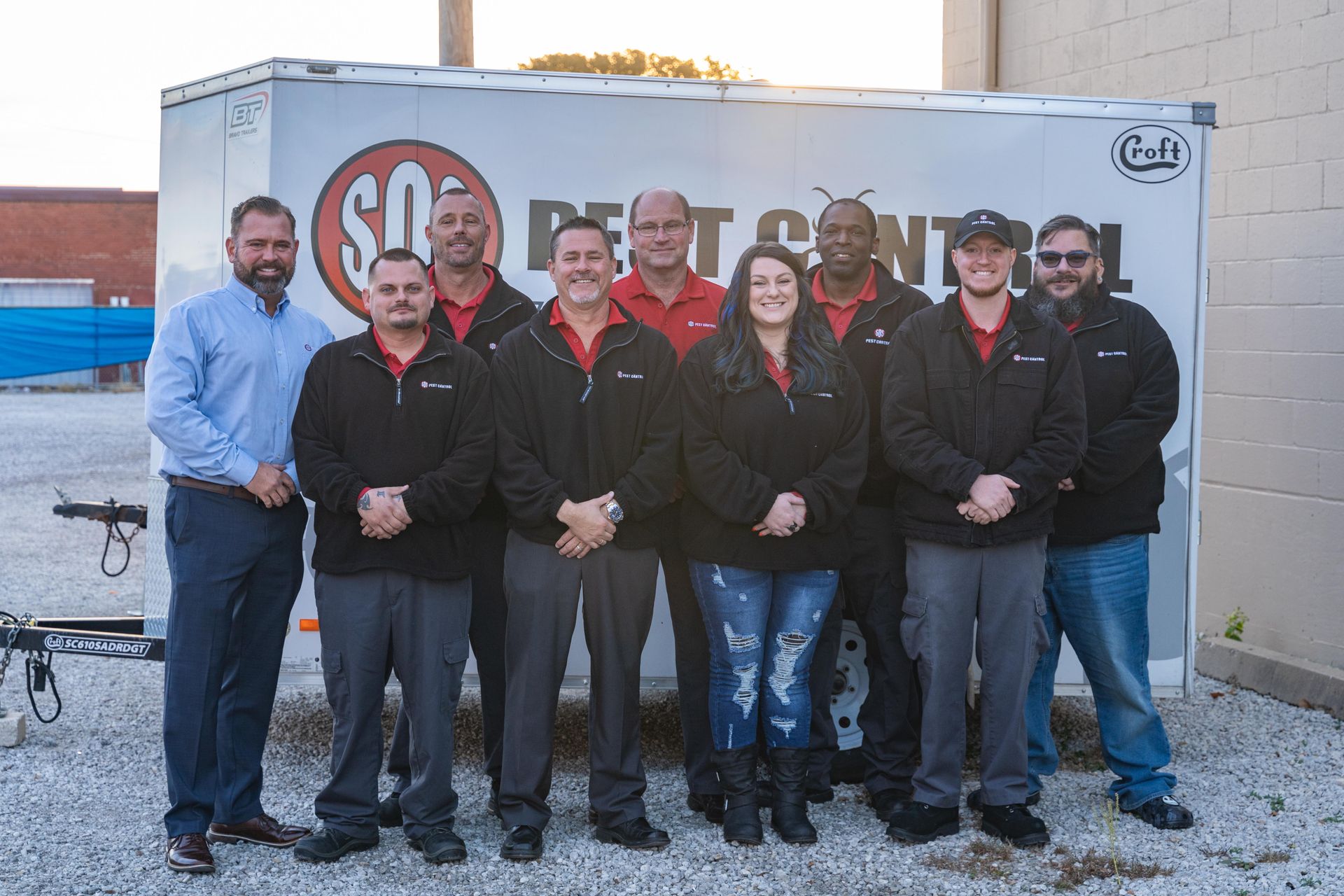 Professional photograph of a employees of SOS Pest Control taken by KMG.