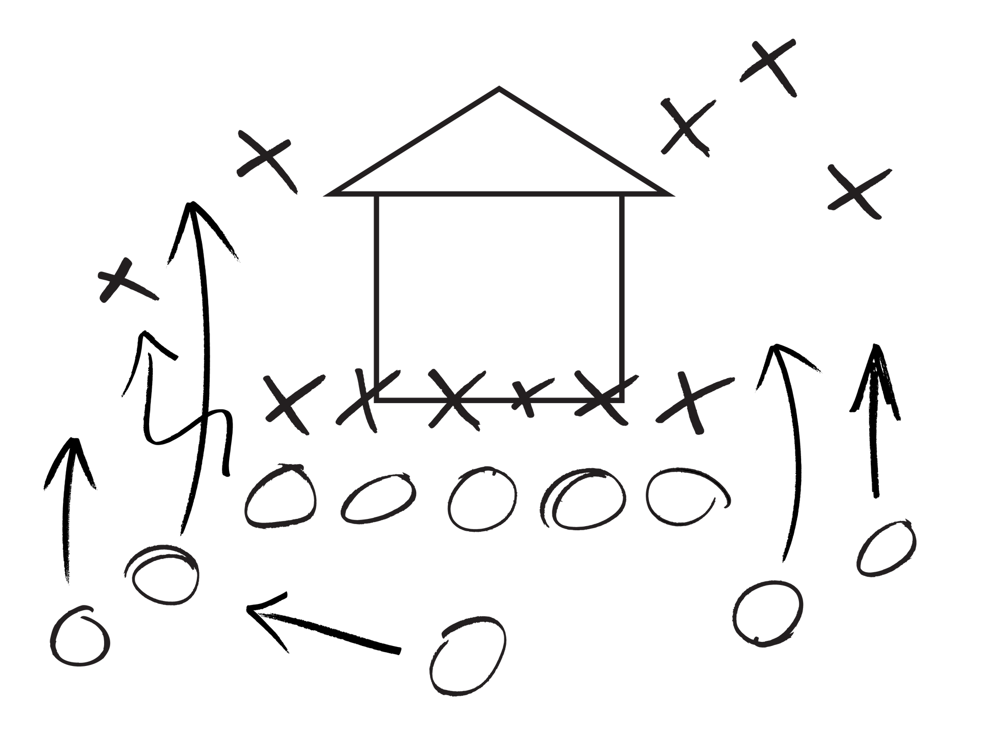 SOS Pest Control  drawing made by KMG.