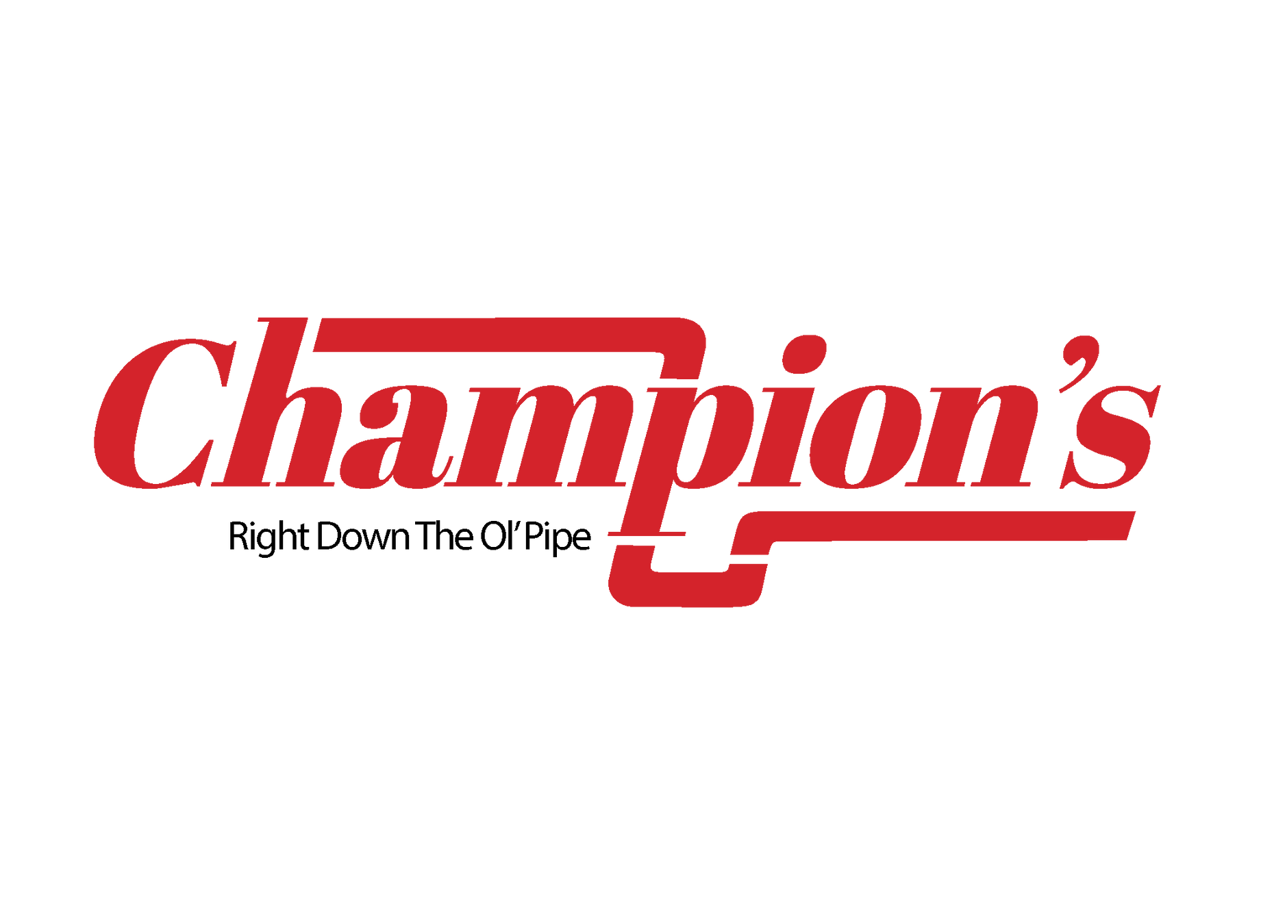 Champion's logo made by KMG.