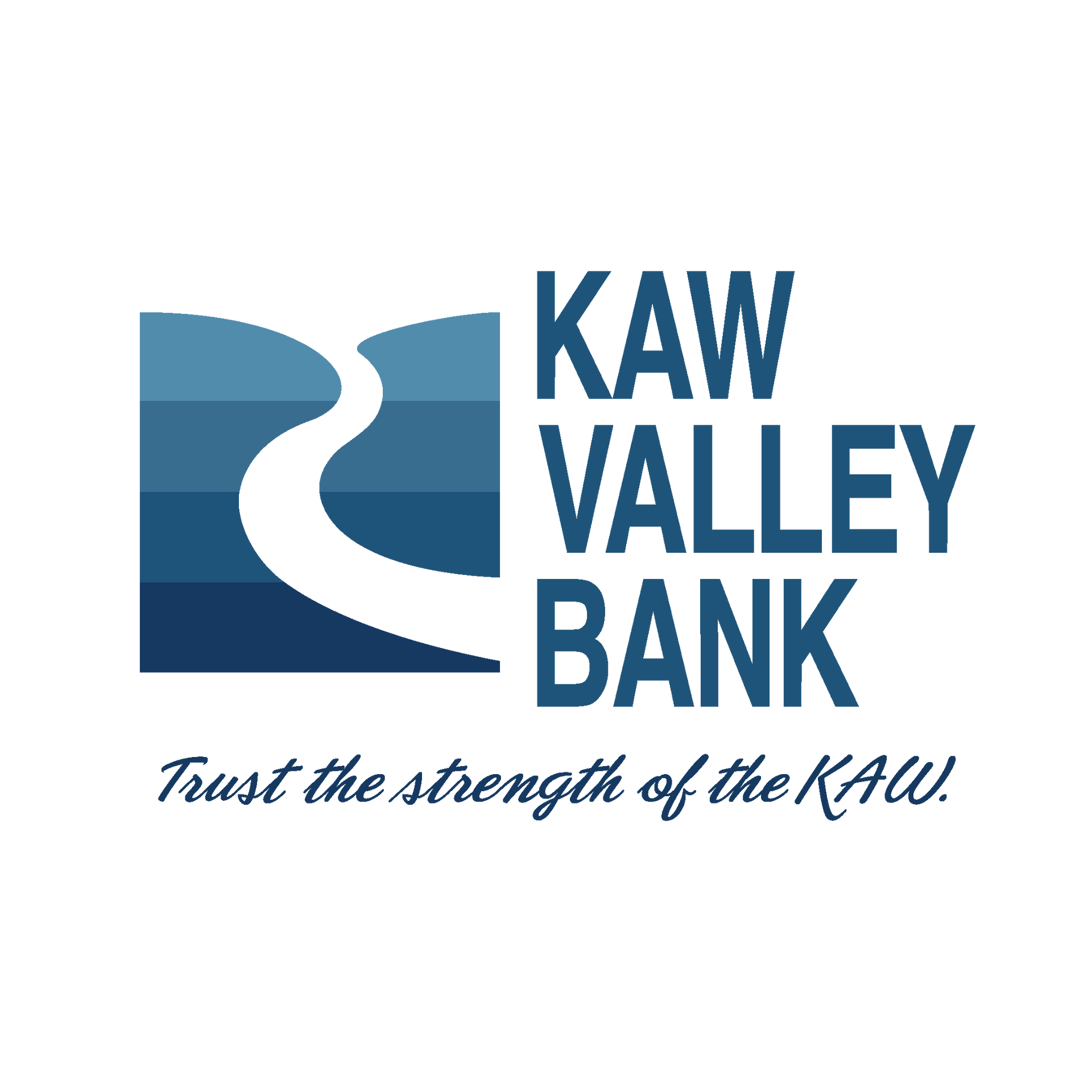 Kaw Valley Bank logo made by KMG.