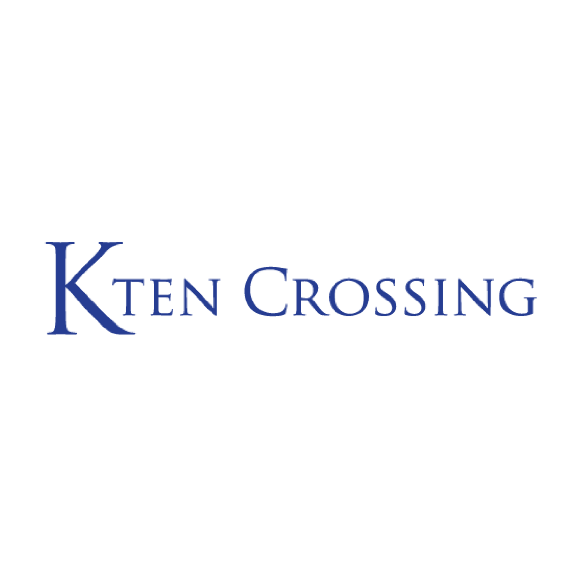 KTEN CROSSING logo made by KMG.