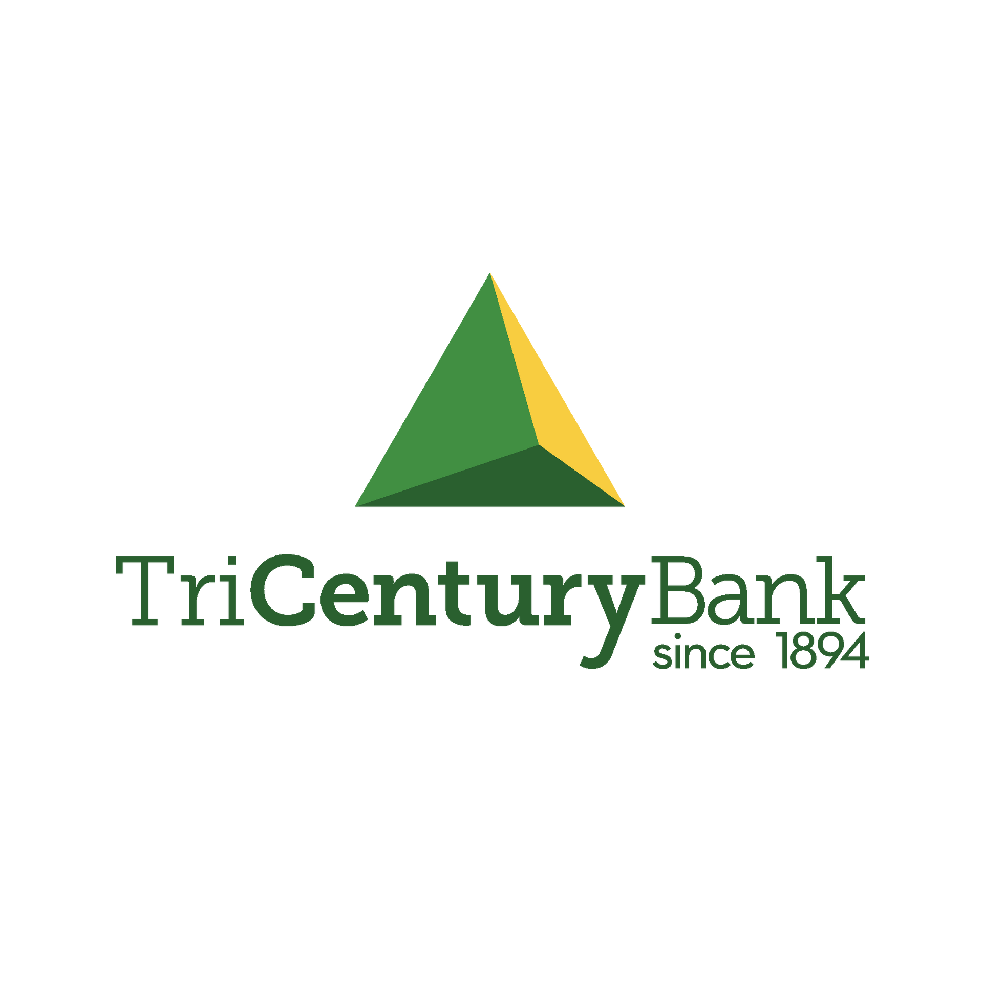 TriCentury Bank logo made by KMG.