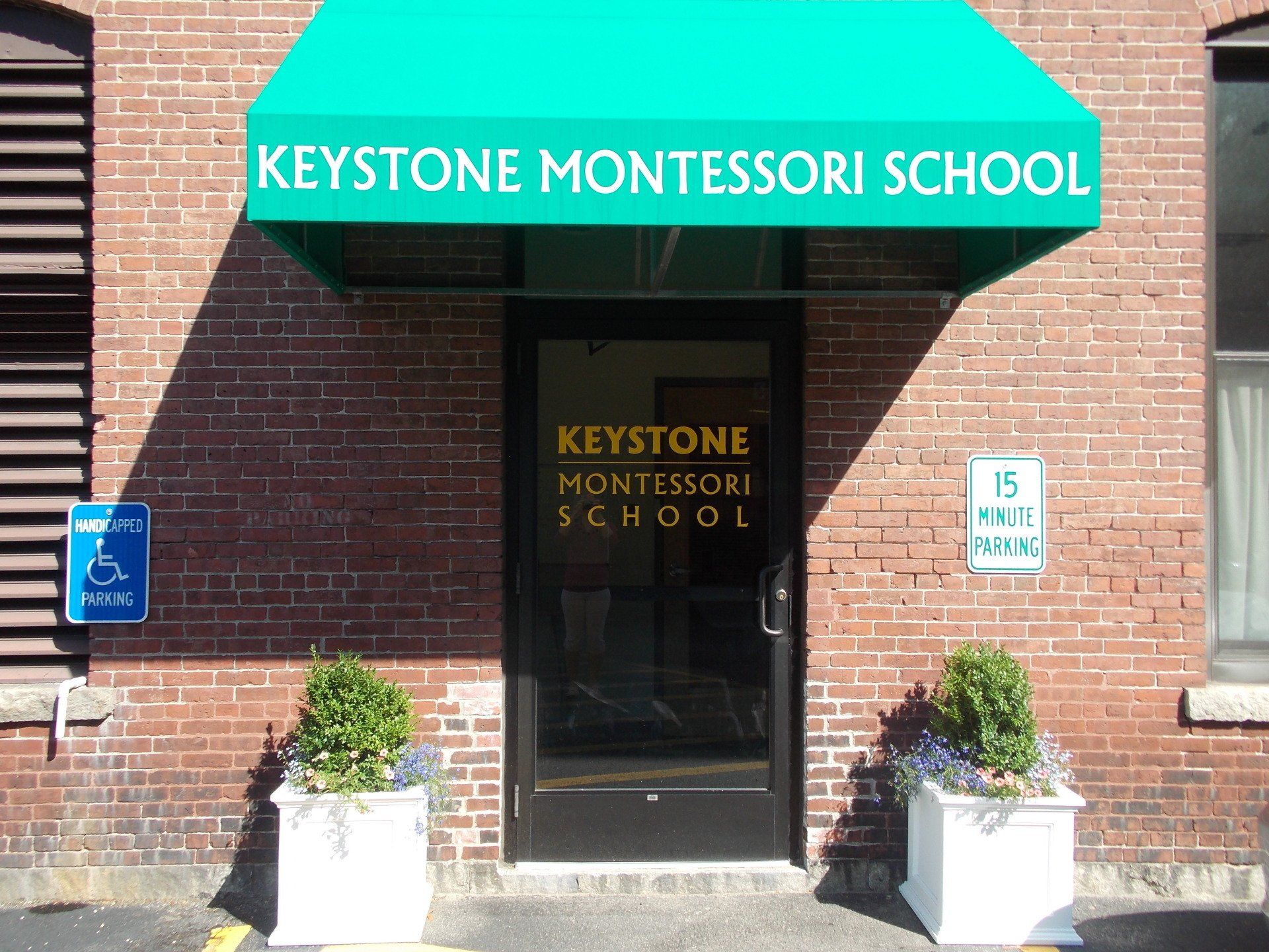 Keystone Montessori school front door