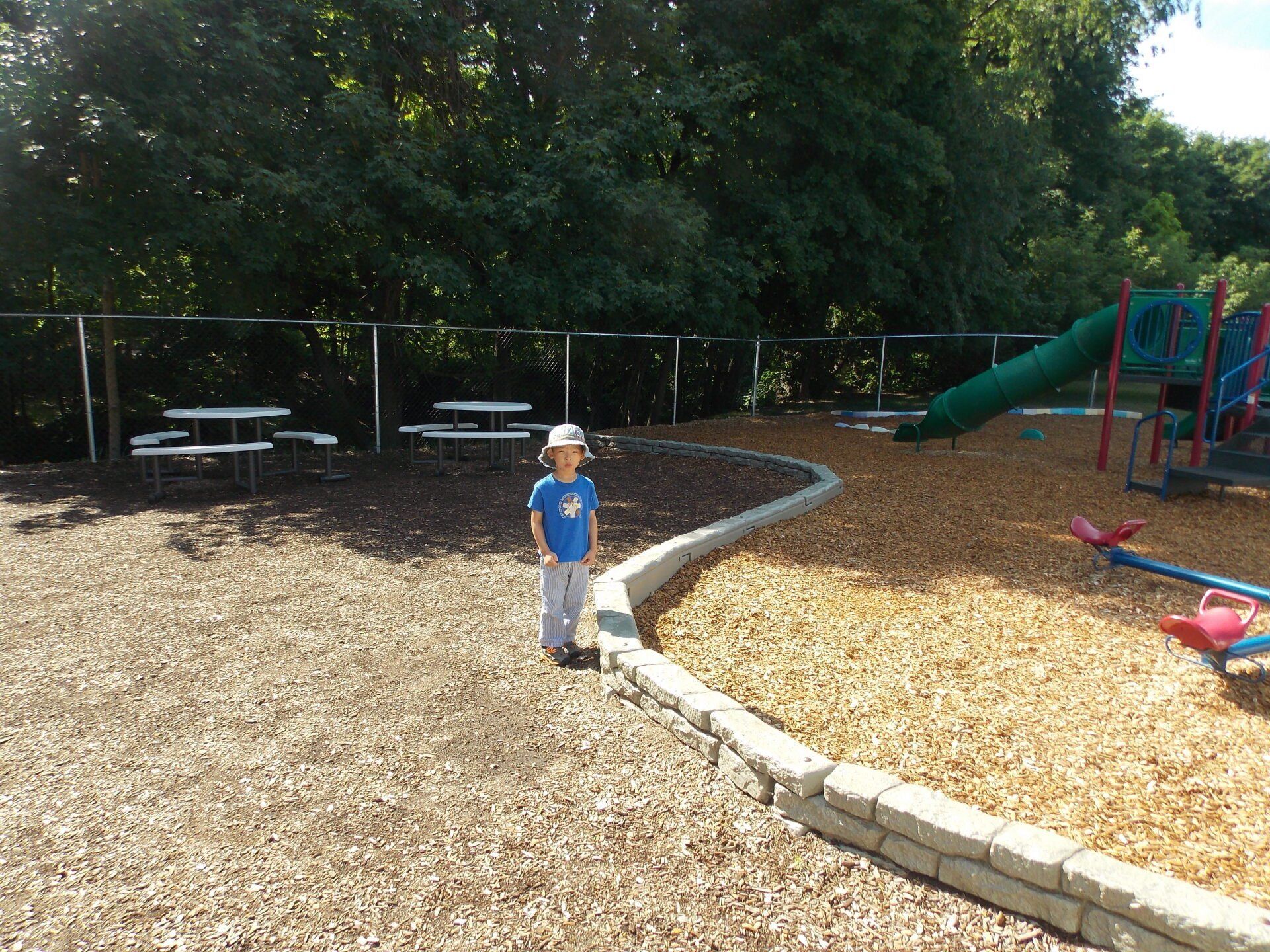 montessori toddler outdoors