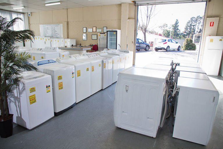 Renewed Appliances Inside the Store — Canberra, ACT — Renewed Appliances - Manhos