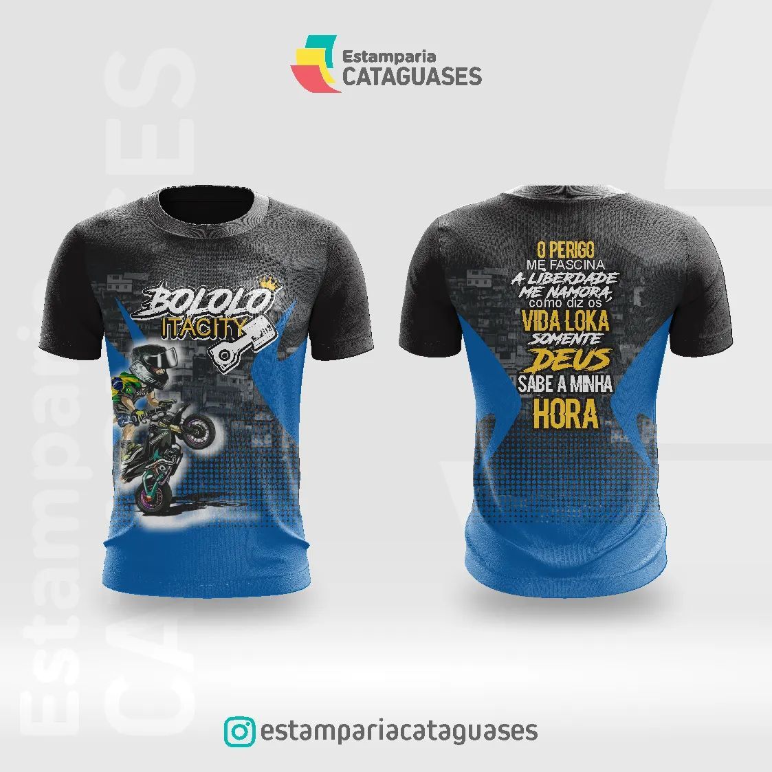 Estamparia Cataguases ,Camisas de Moto