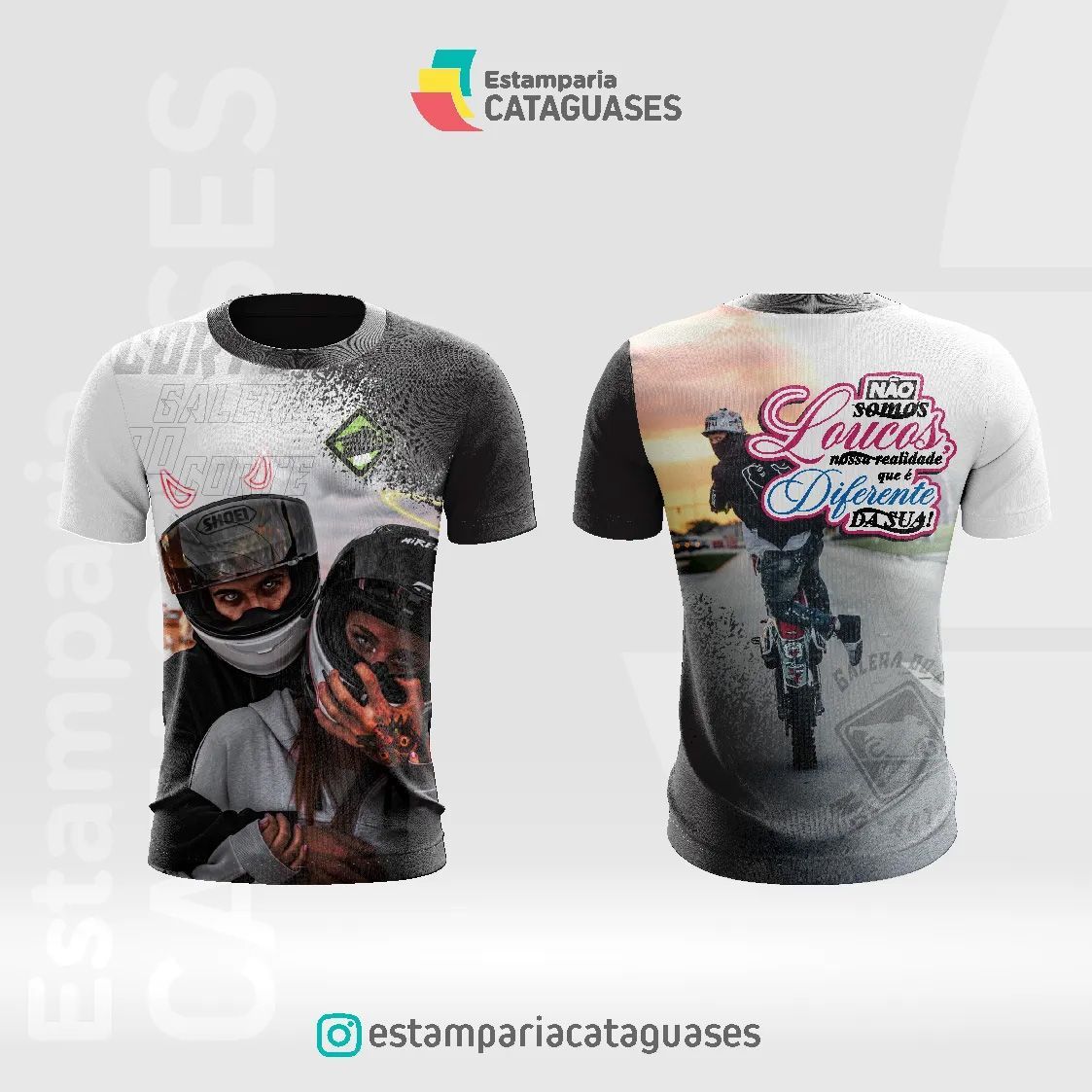 Estamparia Cataguases ,Camisas de Moto