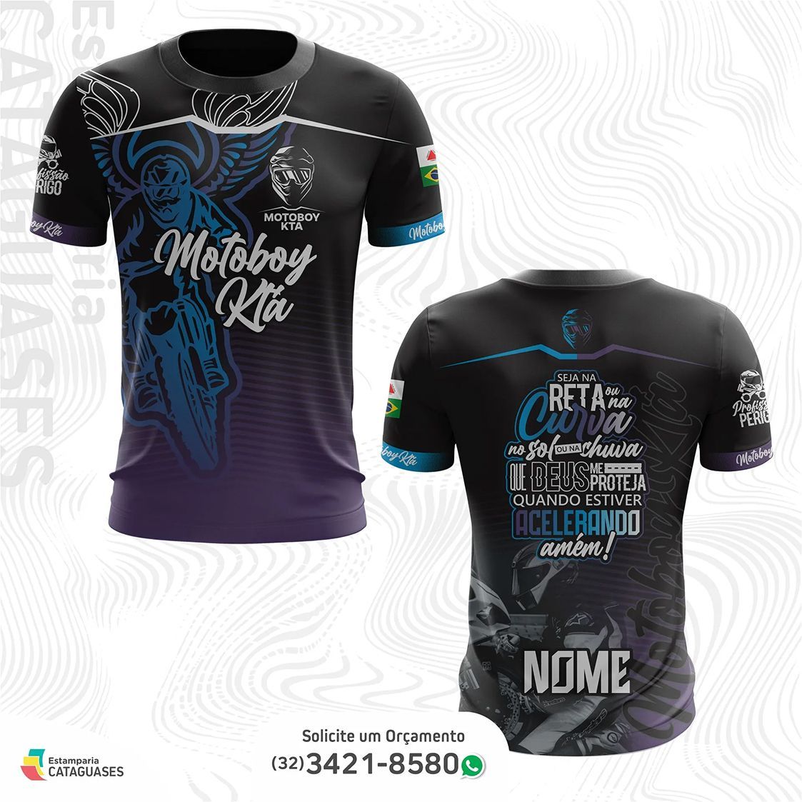 Estamparia Cataguases ,Camisas de Moto