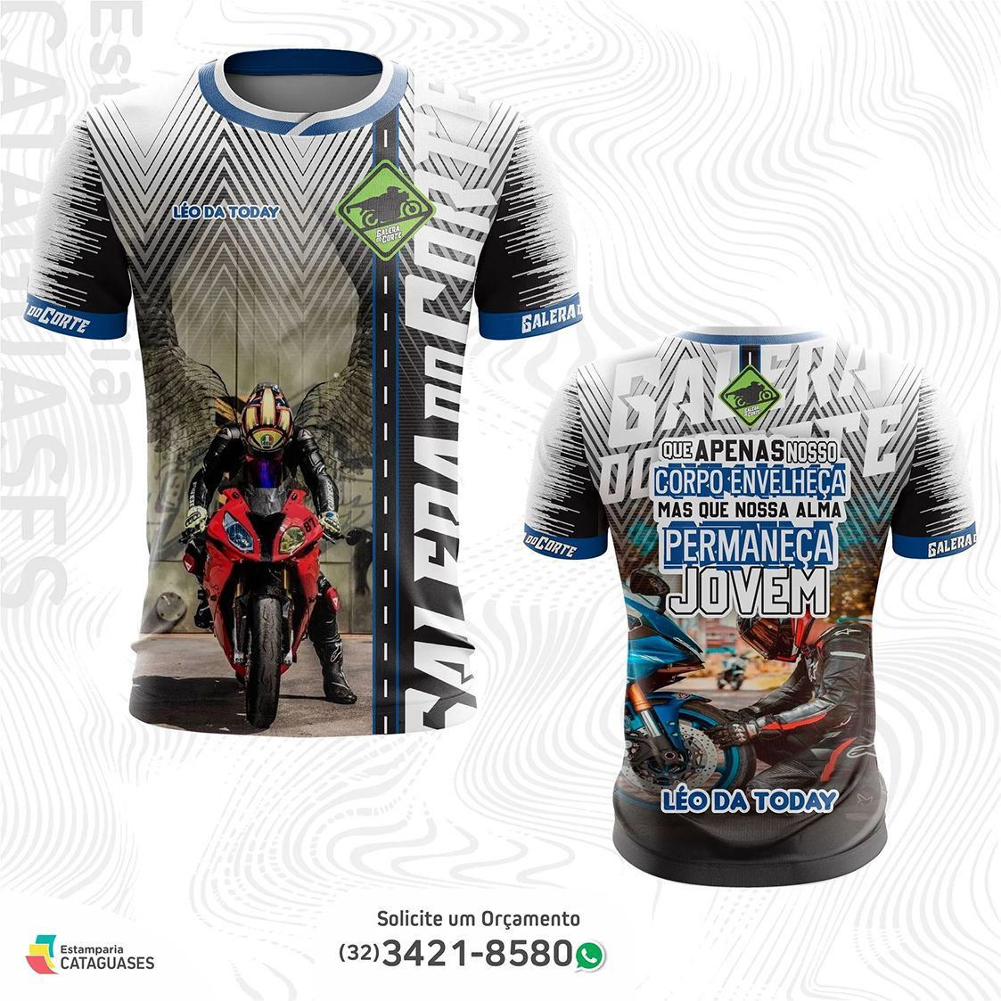Estamparia Cataguases ,Camisas de Moto