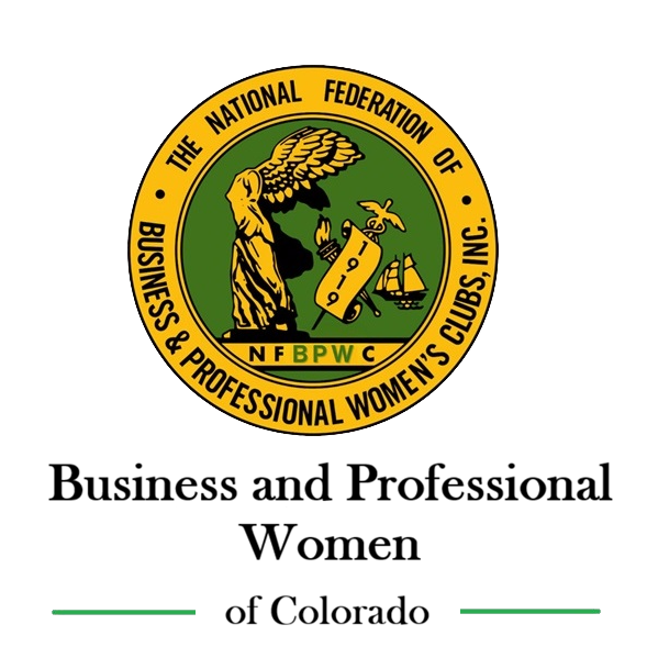 The logo for the business and professional women of colorado