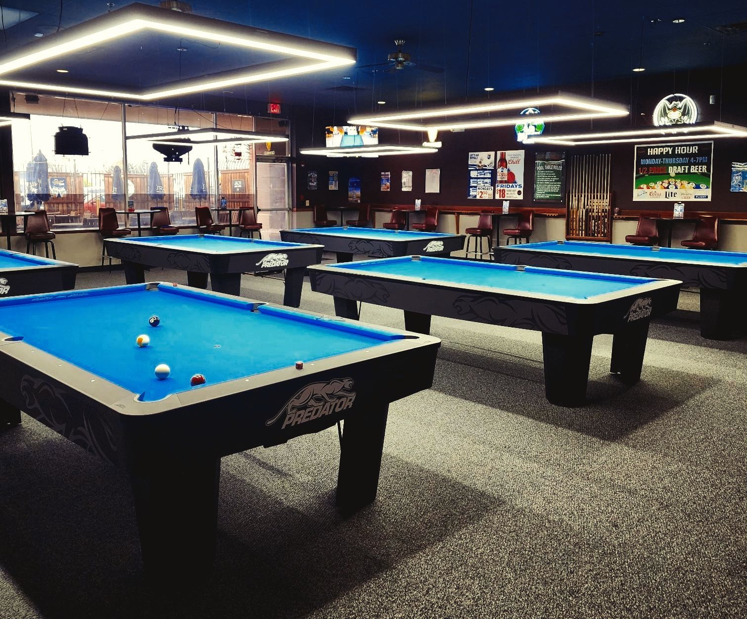Photo of pool tables