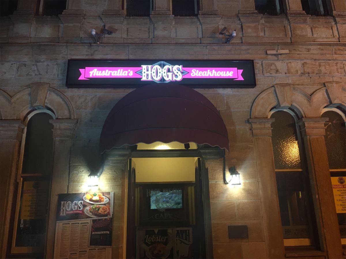Hogsbreath LED Sign — Sign Writing in Dubbo, NSW