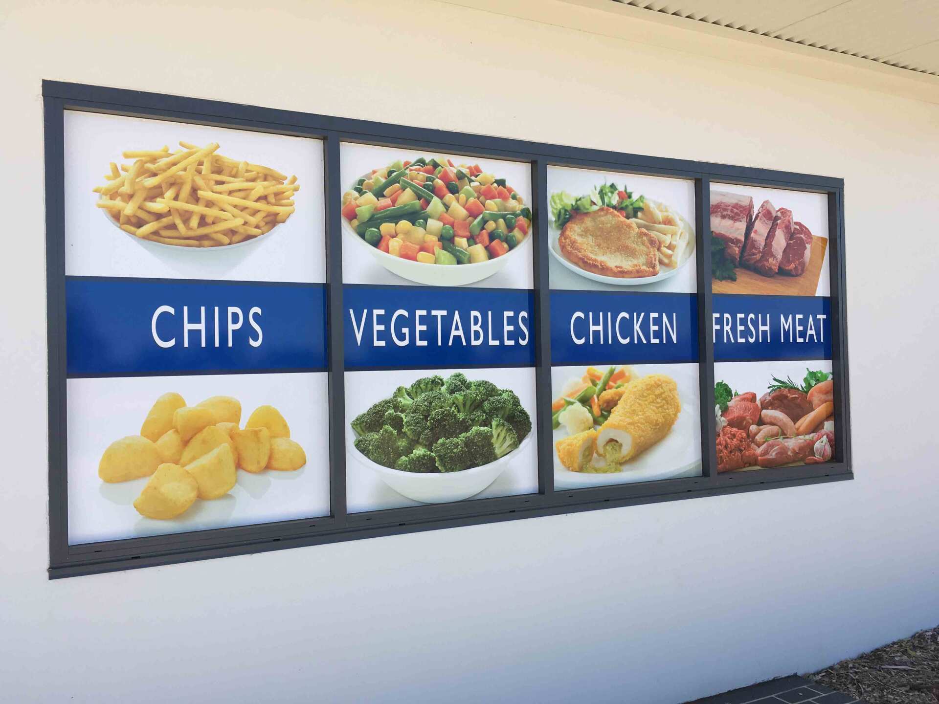Food Shopfront Sign — Sign Writing in Dubbo, NSW
